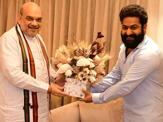 JR NTR Meets Amit Shah